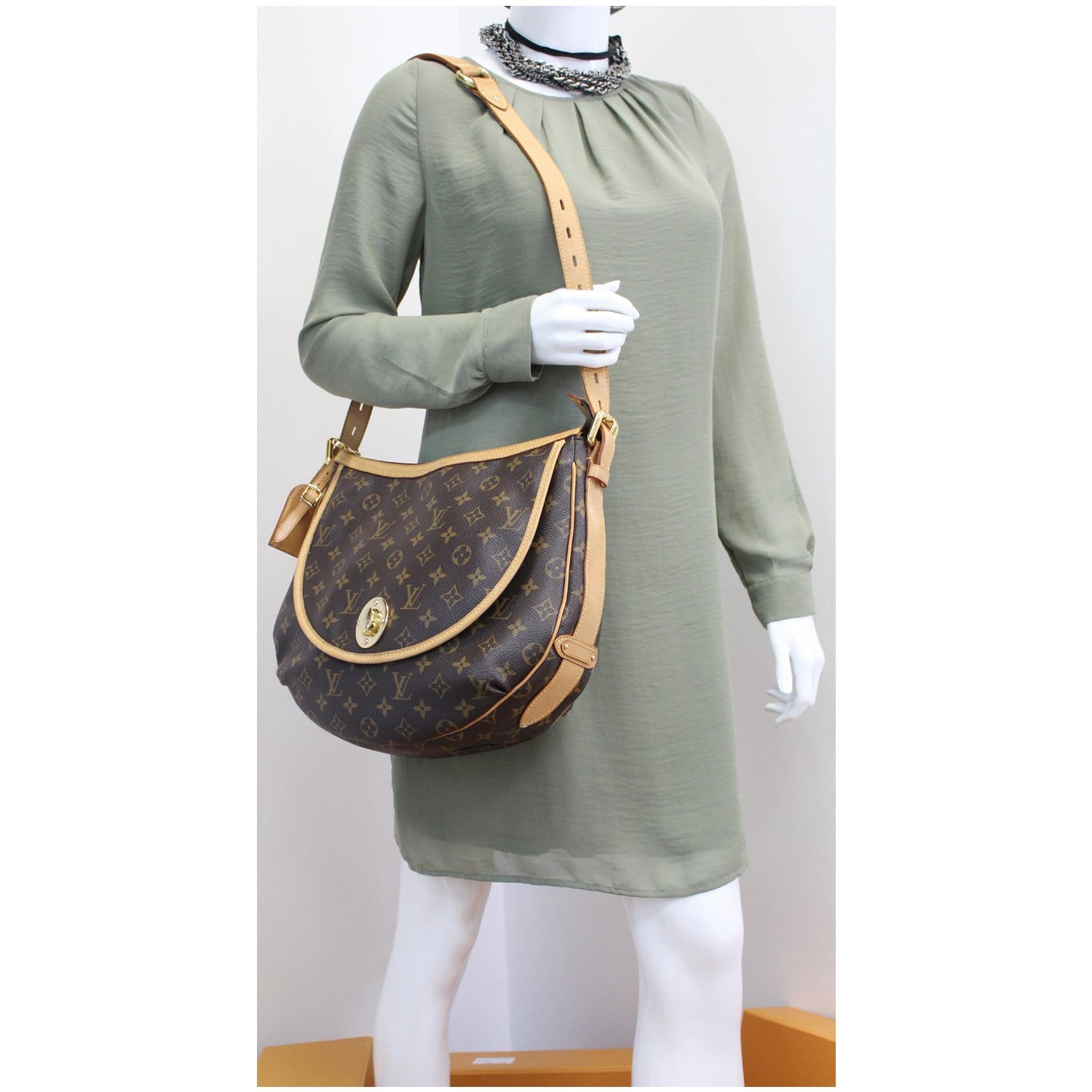 Louis-Vuitton-Monogram-Tulum-GM-Shoulder-Bag-Brown-M40075 – dct-ep_vintage  luxury Store