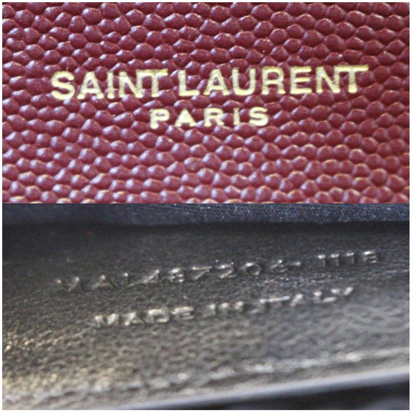 YVES Saint Laurent Envelope Medium Chain Shoulder Bag Burgundy-US