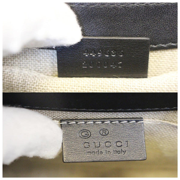 Gucci Shoulder Bag Emily Mini Micro GG Guccissima- price tag