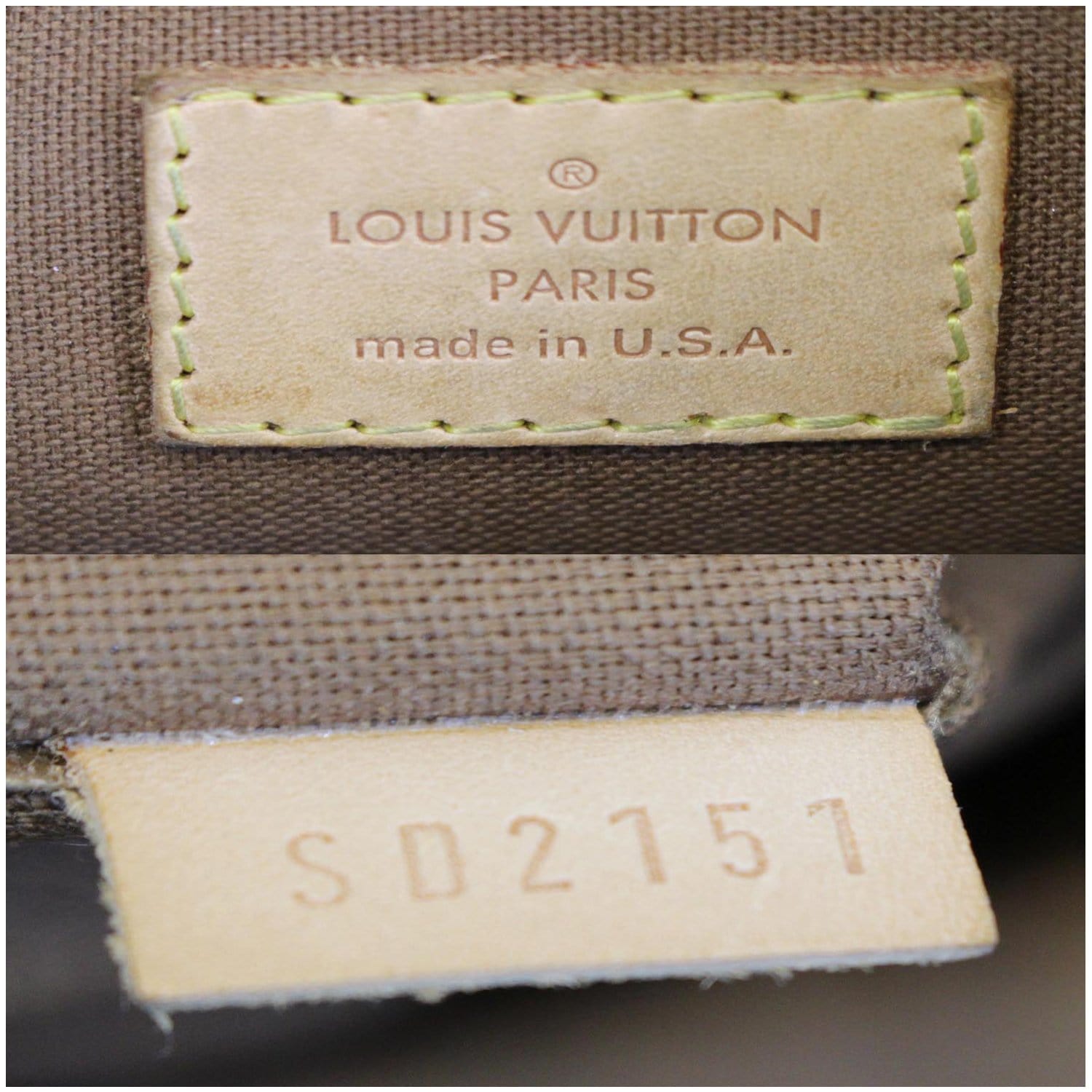 Louis Vuitton Monogram Thames PM M56384 Brown Cloth ref.903868