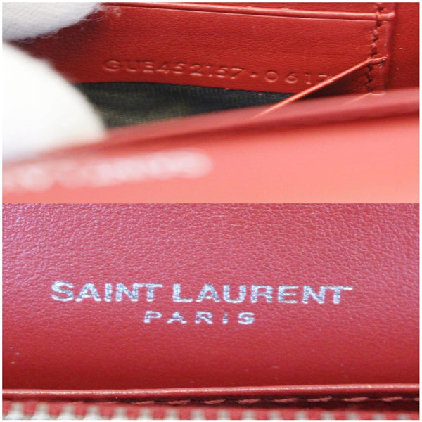 Yves Saint Laurent Sunset Crocodile Leather Wallet - logo