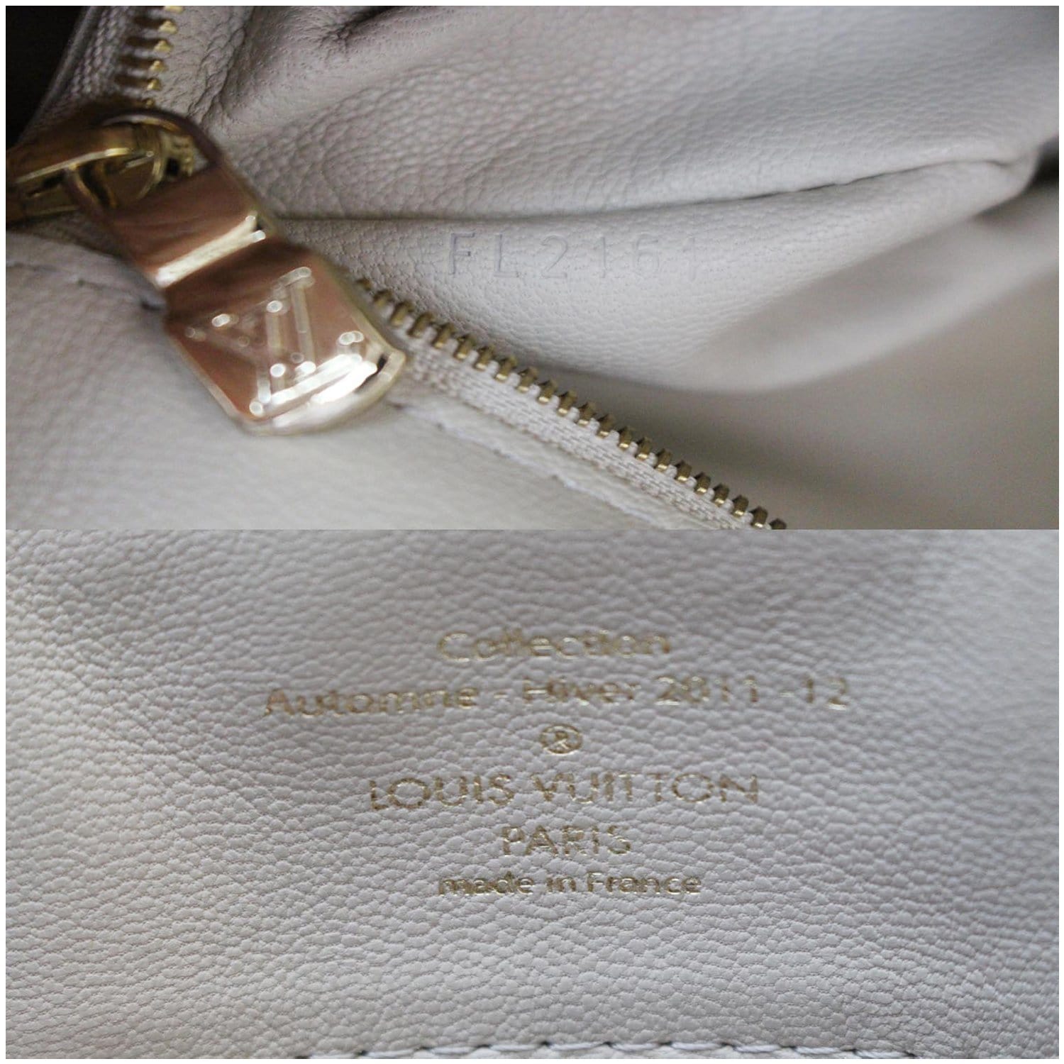 Louis Vuitton $4400 Caresse Lockit Boudoir Pochette MM Real Mink