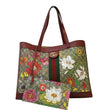GUCCI Ophidia GG Flora Medium Tote Bag Red 547947
