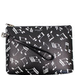YVES SAINT LAURENT Calfskin Musical Notes Zip Pouch Black - Last Call