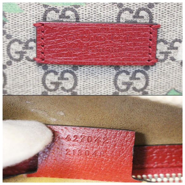 GUCCI GG Supreme Monogram Tian Animal Print Backpack 427042-US