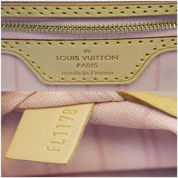 LOUIS VUITTON Neverfull GM Damier Azur Tote Shoulder Bag-US