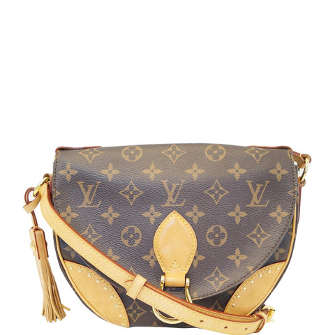 LOUIS VUITTON Saint Cloud NM Monogram Canvas Crossbody Bag Brown