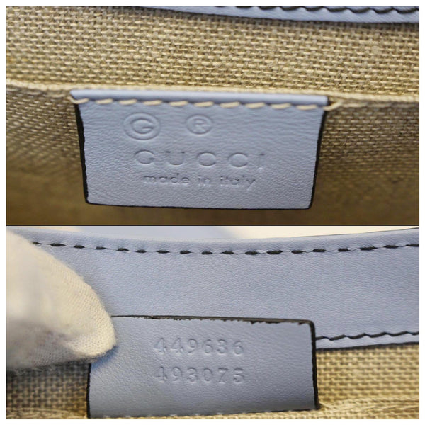 Gucci Shoulder Bag Emily Mini Microguccissima  - gucci logo
