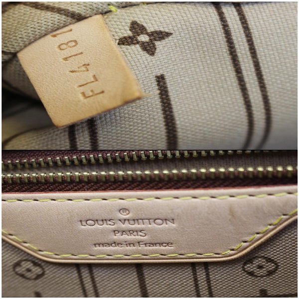 Louis Vuitton Neverfull GM Monogram Canvas Tote Bag - Lv logo
