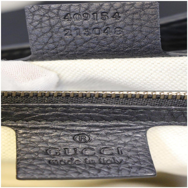 GUCCI GG Marmont Calfskin Leather Shoulder Bag 409154 Black-US