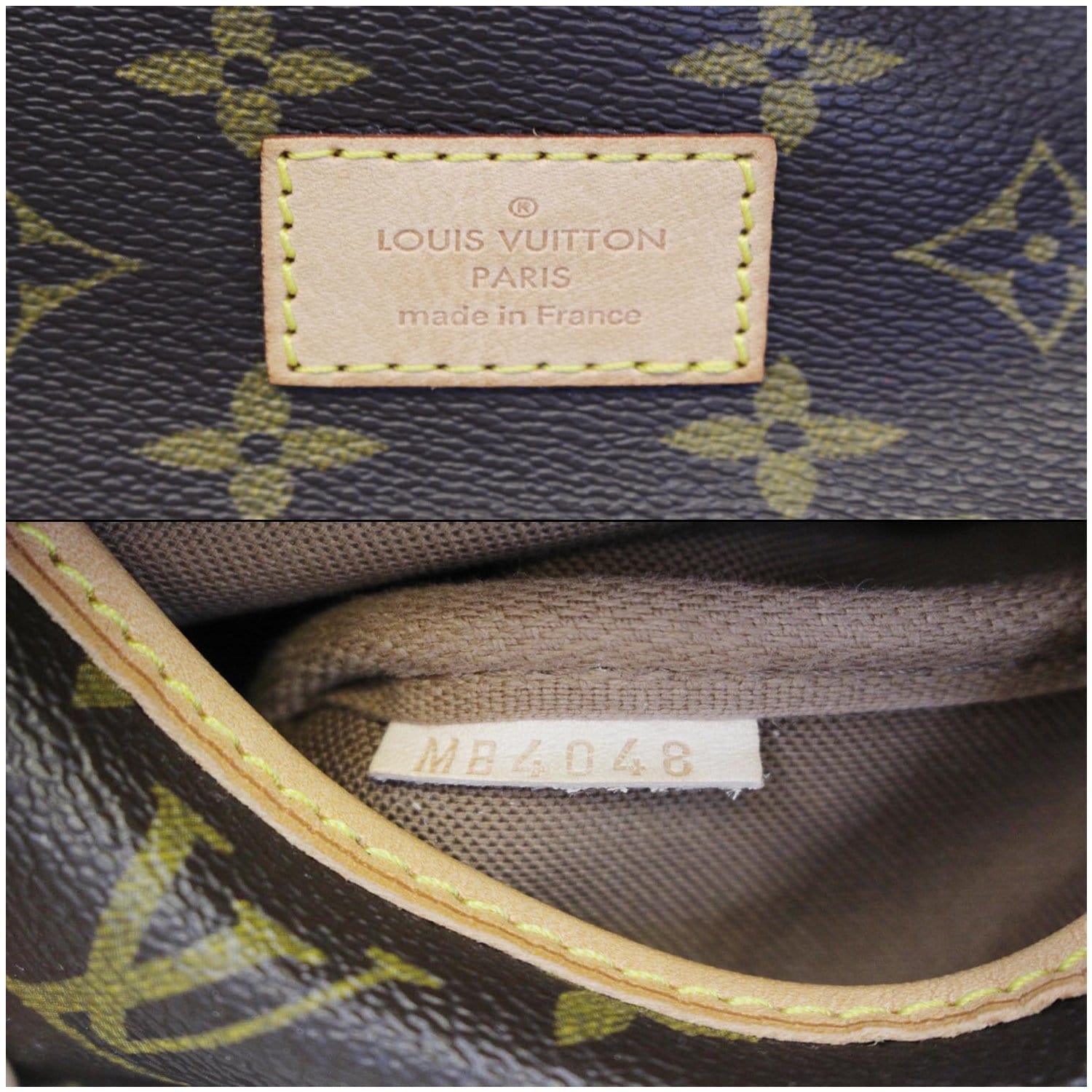 Coated Canvas Louis Vuitton Saumur 30 Brown Leather ref.926324 - Joli Closet