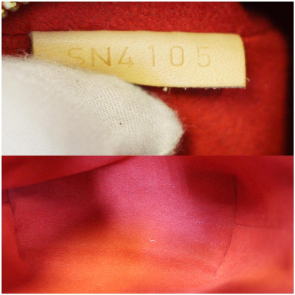 Louis Vuitton Nano Pallas Monogram Canvas Bag interior