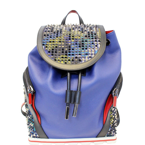 Christian Louboutin Explorafunk Backpack Bag Blue
