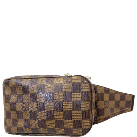 LOUIS VUITTON Damier Ebene Geronimos Brown Hip Bag - 20% OFF