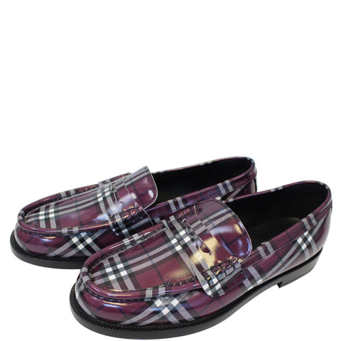 BURBERRY Gosha X Burberry Check Leather Loafers US 9 - 25% OFF