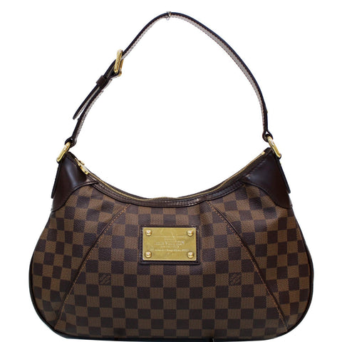 LOUIS VUITTON Thames GM Damier Ebene Shoulder Bag Brown