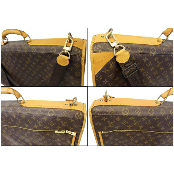 LOUIS VUITTON Monogram Canvas Garment Carrier Bag Brown