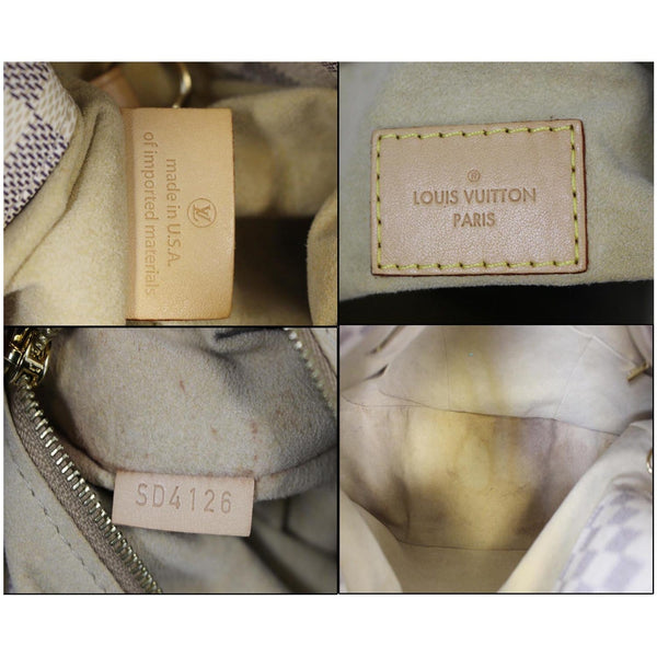 Louis Vuitton Artsy MM Damier Azur Shoulder Bag  - interior 
