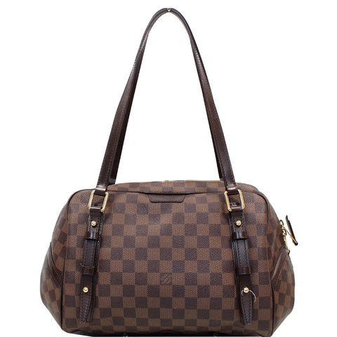 LOUIS VUITTON Rivington GM Damier Ebene Shoulder Bag Brown - 20% OFF