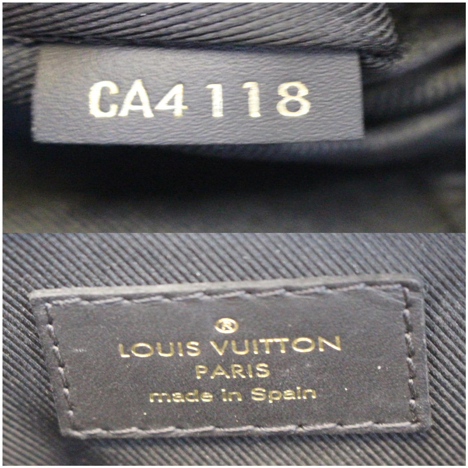 Louis Vuitton Saintonge Monogram Noir Black in Canvas/Calfskin with Brass -  US