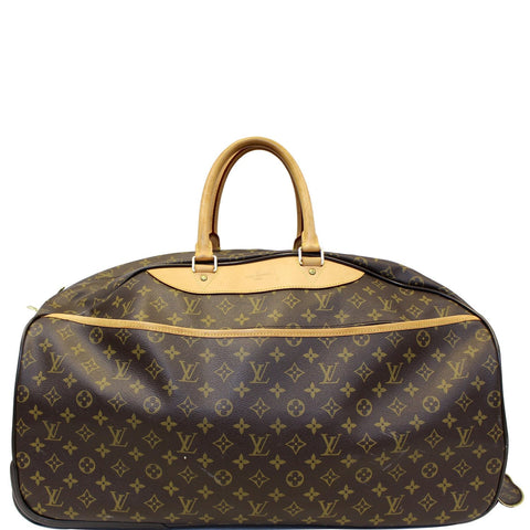 LOUIS VUITTON Eole 50 Monogram Canvas  Rolling Luggage Bag Brown