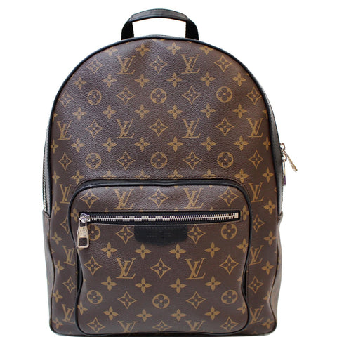 LOUIS VUITTON Josh Monogram Canvas Backpack Bag Brown