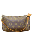 LOUIS VUITTON Pochette Accessoires Monogram Canvas Pouch Bag Brown