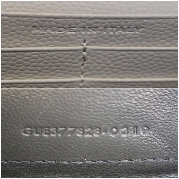 Yves Saint Laurent Wallet Chain Matelasse Chevron  - ysl logo