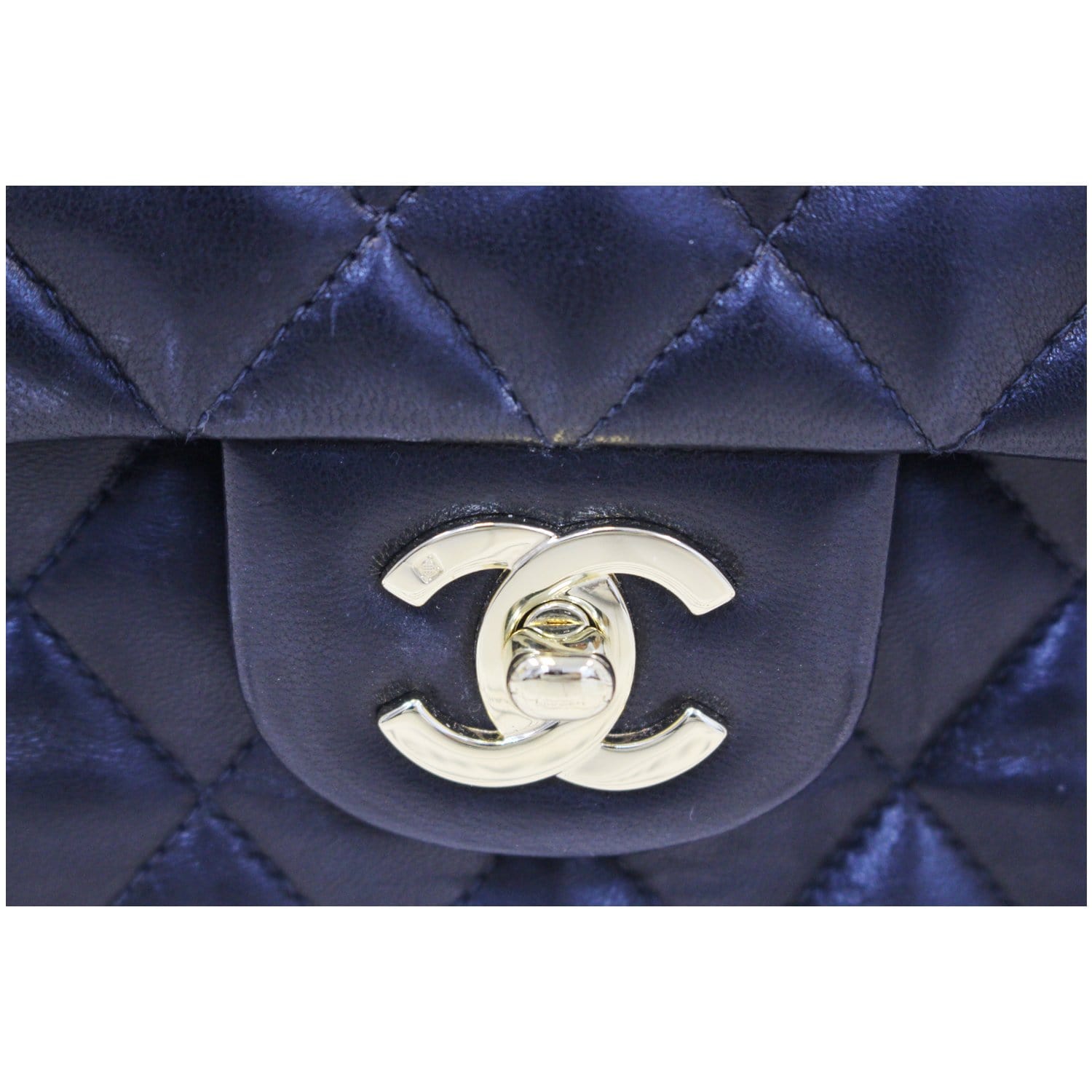 CHANEL Classic Jumbo Quilted Lambskin Leather Double Flap Shoulder