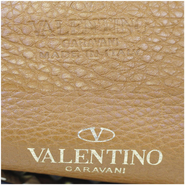 Valentino Tote Shoulder Bag Rockstud Leather - logo