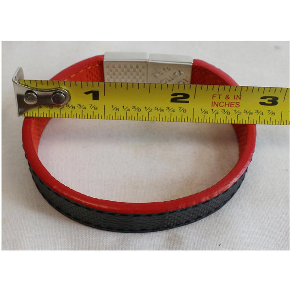 Louis Vuitton Damier Graphite Canvas Pull It Bracelet size