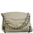 CHANEL Sharpei Large Lambskin Leather Tote Bag White