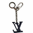 LOUIS VUITTON LV Initiales Key Holder Bag Charm Navy Silver