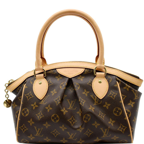 LOUIS VUITTON Tivoli PM Monogram Canvas Shoulder Bag Brown