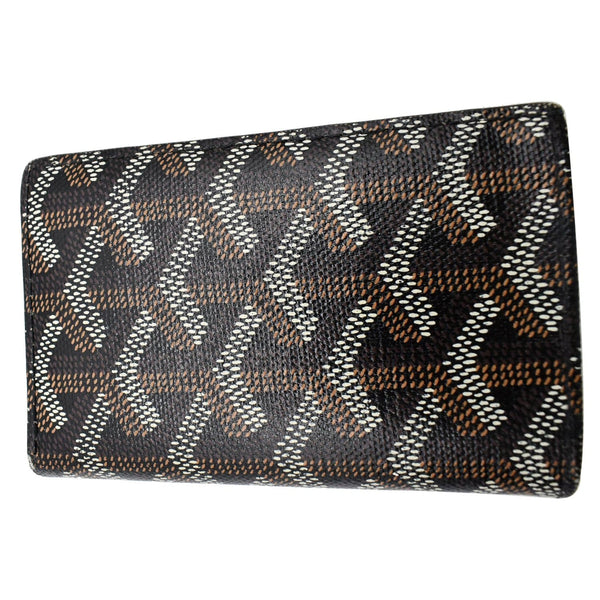 GOYARD Bi-Fold Coated Canvas Wallet Black