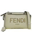 FENDI By The Way Medium Leather Boston Bag White