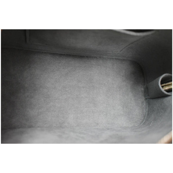 LOUIS VUITTON Alma BB Epi Leather Satchel Crossbody Bag Black