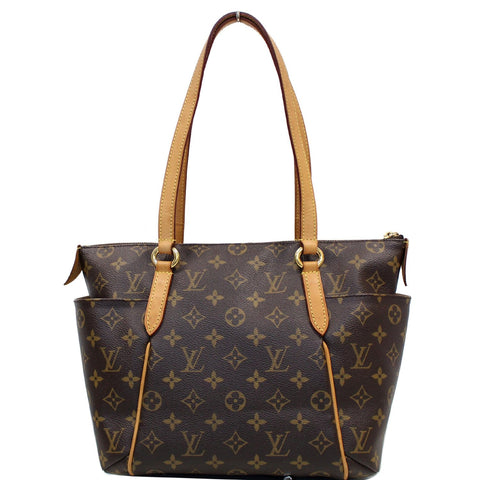 LOUIS VUITTON Totally PM Monogram Canvas Shoulder Bag Brown
