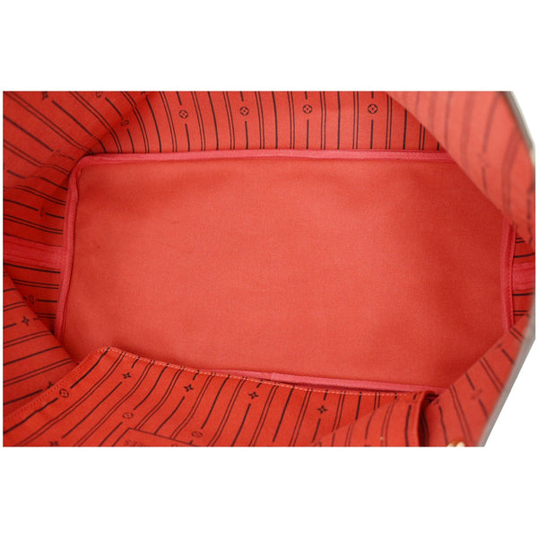 LOUIS VUITTON Neverfull GM Damier Ebene Tote Bag Brown