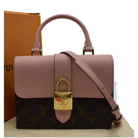 LOUIS VUITTON Locky BB Monogram Canvas Crossbody Bag Rose Poudre