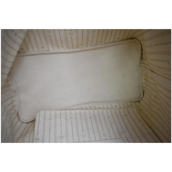 LOUIS VUITTON Neverfull GM Damier Azur Tote Shoulder Bag White