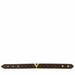 LOUIS VUITTON Essential V Monogram Canvas Bracelet Brown Size 15