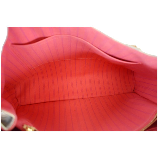 LOUIS VUITTON Calvi Damier Azur Shoulder Bag White