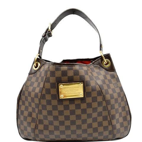 LOUIS VUITTON Galliera PM Damier Ebene Shoulder Bag Brown