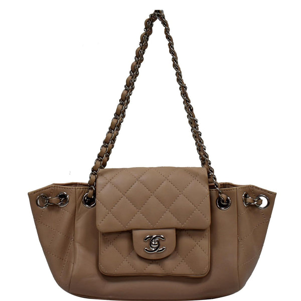 Chanel CC Accordion Lambskin Leather Shoulder Bag | DDH