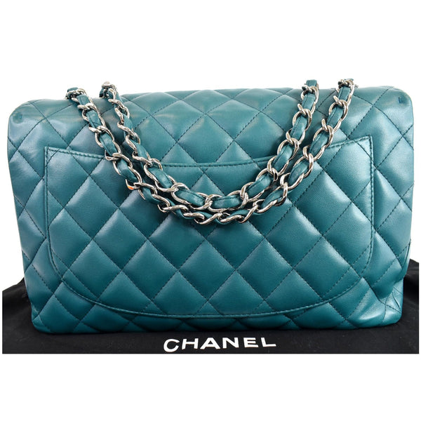 Chanel Jumbo Classic Double Flap Lambskin bag shoulder chain 