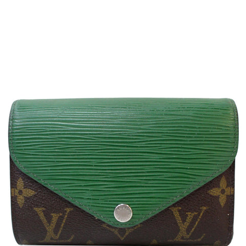 LOUIS VUITTON Marie-Lou Epi Monogram Canvas Compact Wallet Green