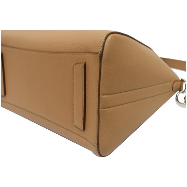 GIVENCHY Antigona Medium Leather Shoulder Bag Beige