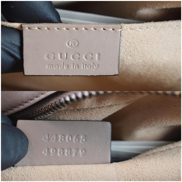 Gucci GG Marmont Matelasse Mini Leather bag made in Italy