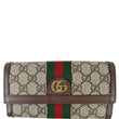 Gucci Ophidia GG Continental Supreme Canvas Wallet Beige 523153